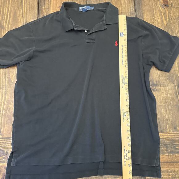 Men’s 2XL Vintage Polo Ralph Lauren Polo Shirt, Soft Cotton, Short Sleeve, Black - Picture 4 of 6